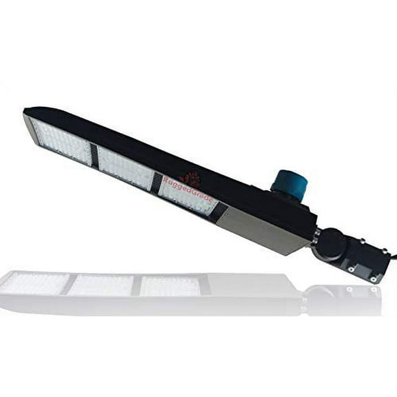 60,000 Lumen - 450 watt NextGen II LED Shoebox Lights - Dimmable - With Photocell - SLIP FIT Mount