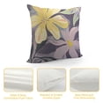 thumbnail image 4 of BANET Abstract Throw Pillow Covers Aesthetic Floral Pillow Cases Pastel Decorative Cushion Covers for Sofa Couch Living Room 24x24in, 4 of 5