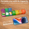thumbnail image 3 of Woeilo Weekly Pill Organizer, Extra Ldetachable Pill Box,S, 3 of 5