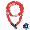 thumbnail image 1 of Abus, Steel-O-Chain 5805K Chain with key lock, 5mm x 75cm (5mm x 2.5'), Red, 1 of 1