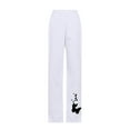 thumbnail image 4 of Summer Savings Clearance! Titcea Summer Pants for Women 2024 Cotton Linen Elastic Waist Butterflies Printed Straight Pants Comfort Breathable Summer Casual Pants with Pockets, Gifts for Her, 4 of 4