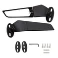 thumbnail image 1 of Scienceny 1 par de espejos retrovisores para motocicleta, ala de viento, vidrio retrovisor, reemplazo de parabrisas para exteriores para 250 300 H2 Accesorios para motos Scienceny VI015705-00B, 1 of 6
