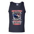 thumbnail image 1 of Educate Arm Defend Yourself USA God Bless America Patriotic DT Adult Tank Top, 1 of 2