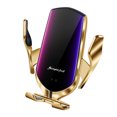 thumbnail image 1 of Cargador de coche inalámbrico, cargador de coche inalámbrico para teléfonos habilitados para iPhone 12/13/11/X/8 Qi, soporte de sujeción automática con función de carga, compatible con todos los, 1 of 6