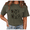 2-Green, variant on Giffimy Women's Apricot Fairycore Floral Sketch Vintage Washed T-Shirt Short Sleeve Relaxed Fit Top