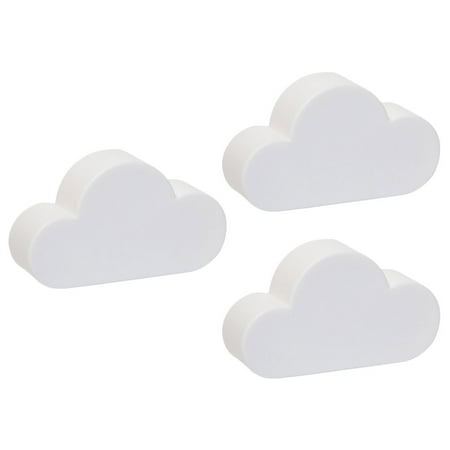 

3Pcs Cloud Key Hangers Wall-mounted Key Holders Punch Free Racks Porch Key Racks