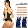 thumbnail image 4 of FITVALEN Women Thong Bodysuit Tummy Control Shapewear Fajas Colombianas Open Bust Bodysuit Slimmer Body Shaper, 4 of 6