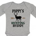 thumbnail image 4 of Inktastic Pappys Hunting Buddy Bow Hunter Boys or Girls Long Sleeve Baby Bodysuit, 4 of 5