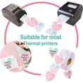 thumbnail image 3 of 500 Pcs Heart Shape Direct Thermal Stickers 2 Inch Color-Code Dot Labels for Thermal Label Printer DIY, 3 of 6