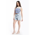 thumbnail image 2 of Short de Tiro Alto /Juvenil, 6880 (Mezclilla tono claro) azul M, 2 of 3