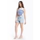 thumbnail image 2 of Short de Tiro Alto /Juvenil, 6880 (Mezclilla tono claro) azul M, 2 of 3