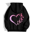 thumbnail image 6 of Hoodies for Women Zip Sweatshirts Women Petite Pullover Sweater Shirts Plain Hoodies Long Womens Shirt Hoodie Pullover Jackets Sheet Metal Neck Top Womens Long Athletic Black M, 6 of 6
