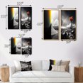 thumbnail image 4 of Designart "Rainbow Colorful Monotone horizon II" Rainbow Framed Wall Art Set Of 2 - Grey Landscapes Framed Canvas Set For Living Room Decor, 4 of 7