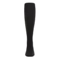 thumbnail image 6 of MeMoi Infant Thin Ribbed Cotton Blend Basic Non-Binding Tights, 18-24, Black, 6 of 7
