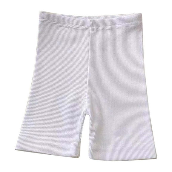 Bxsruta Toddler Boy Shorts, Male and Female Candy Colored Baby Five Quarter Pants, White 100/6 Months