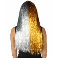 thumbnail image 5 of HPO Adult Womens Long Tinsel Wig Collection | Party Ready Fancy Cosplay Halloween Wig | Premium Breathable Capless Cap, 5 of 106