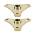thumbnail image 3 of Spline Wheel Rear Axle Hub, 3 Stud 17 Tooth Replacement Oxidation Resistant Spline Wheel Hub 2Pcs  For Car Modification For 50Cc -110Cc Quad Dirt Bike Atv, 3 of 8