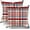 Red Blue Plaid, variant on 4th of July Pillow Covers 20x20 Set of 2 Red Blue Grey Gray Buffalo Plaid Holiday Decorative Throw Pillows Patriotic Decorations Pillowcase Cotton Square Cushion Cover Decor for Home Couch Bed Soft