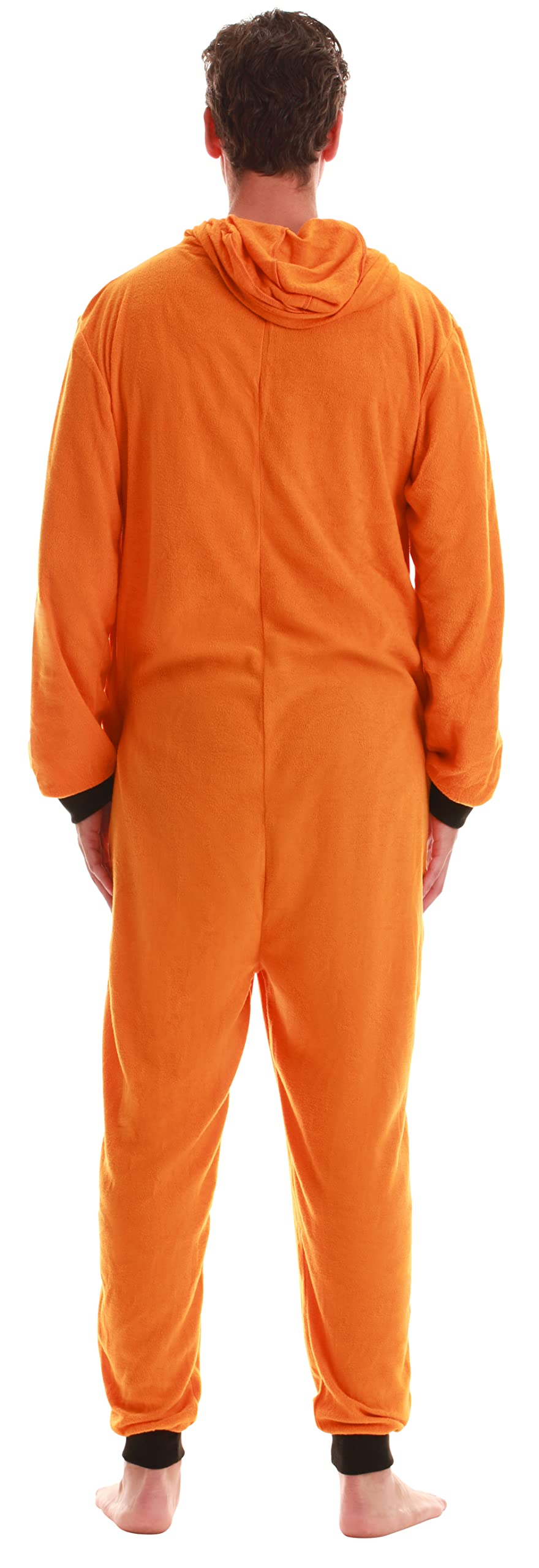 #FollowMe Skeleton Adult  Halloween / Onesie / Pajamas (Pumpkin, Small)