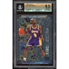 Kobe Bryant Rookie Card 1996-97 Metal #137 BGS 9.5 (9.5 9.5 9.5 