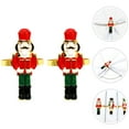 thumbnail image 2 of CIMAXIC christmas 2pcs Nutcracker Napkin Rings Holders Christmas Nutcracker Shaped Napkin Rings Table Accessories,2.4"X1.57"X0.83", 2 of 4