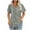 35#Gray, variant on DecSea Womens Printed T Shirts V Neck Short Sleeve Casual Tops Loose Fit Basic Tees with Curved Hem