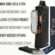 thumbnail image 2 of Bolsa enfriadora de golf Athletico – Enfriador aislado de lados suaves con capacidad para 6 paquetes de latas o dos botellas de vino (negro), 2 of 5