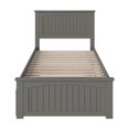 thumbnail image 3 of Bowery Hill Lit Plateforme Moderne en Bois Simple TG avec Tiroir-Lit, Gris, 3 of 8