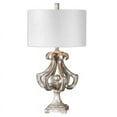 thumbnail image 1 of Bowery Hill Contemporary Distressed Silver Table Lamp, 1 of 2
