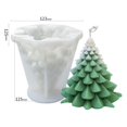 thumbnail image 3 of Molde de cera de árbol de Navidad para decoración del hogar, vela perfumada hecha a mano de silicona, DIY, yeso, resina, adorno, 3 of 4