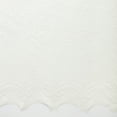 thumbnail image 5 of No. 918 Quinn Floral Lace Sheer Rod Pocket Kitchen Curtains, 58"x24", Ivory, 5 of 6