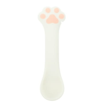 Pet Canned Soup Spoon Cat Feeding Silicone Food Spoons Pets Container Tableware