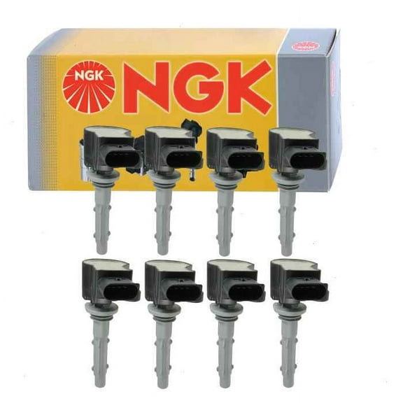 8 pc NGK Ignition Coils compatible with Mercedes-Benz CLS550 4.6L 5.5L V8 2007-2014