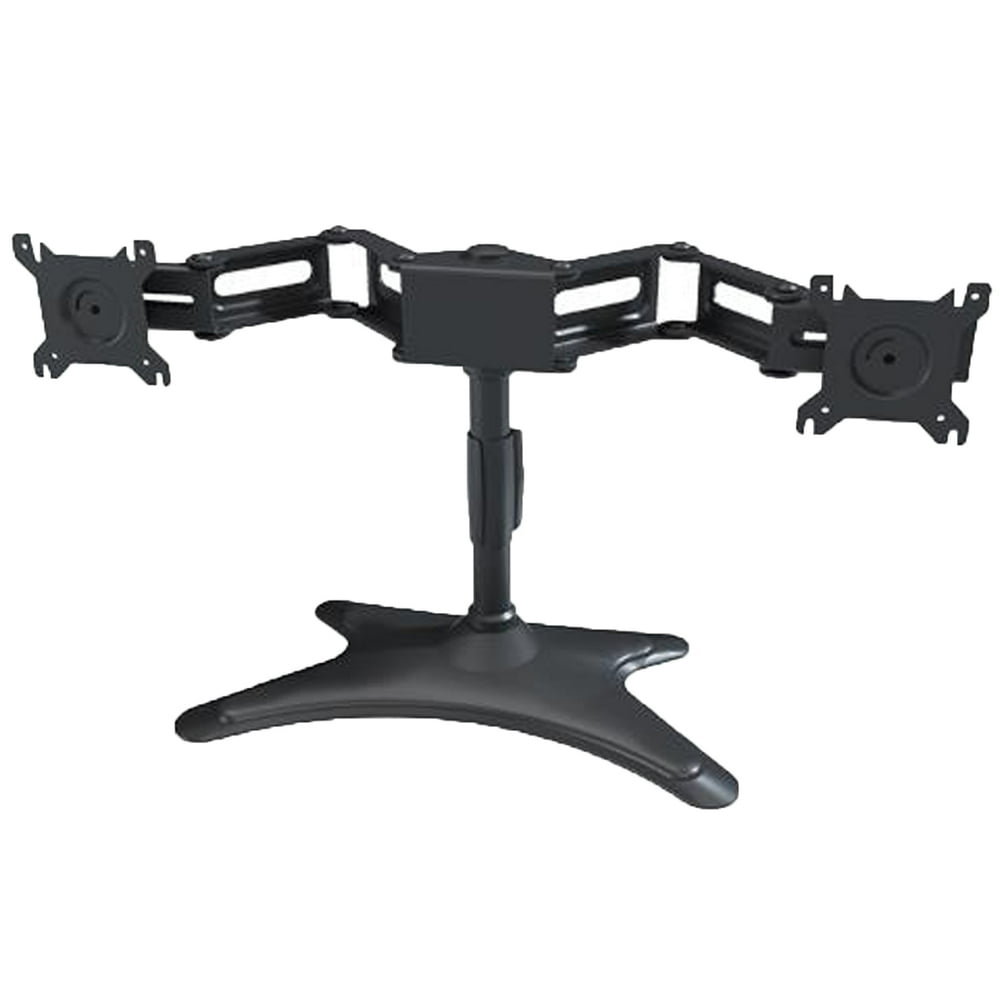 DoubleSight Dual Monitor Flex Stand, Black