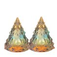 thumbnail image 2 of Fiudx Ofertas y liquidaciones Luces de iceberg navideñas, decoraciones de diamantes de cristal, decoraciones para restaurantes, luces de noche LED para árboles de Navidad, 2 of 7