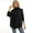 Black, variant on Baqcunre Plus Size Tops Fall Fashion Oversized Casual Pullover Knitting High Collar Casual Plus Size 3Xl Women Sweater Top Womens Jacket Womens Fall Tops Grey S