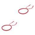 thumbnail image 1 of Minnieouse Pulseras tejidas amor nudo de la suerte cuerda mano cuerda brazaletes pulseras joyería mujeres hombres pareja amante regalos Rojo 2piezas, 1 of 6