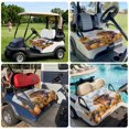 thumbnail image 6 of Golf Cart Seat Covers for 2 Seater,Fall Cow Sunflower Soft Microfiber Cart Seat Towel Blanket,Thanksgiving Pumpkin Blue Sky Absorbent Breathable Non Slip Bench Seats Protector for Golf Course 51"x31", 6 of 9