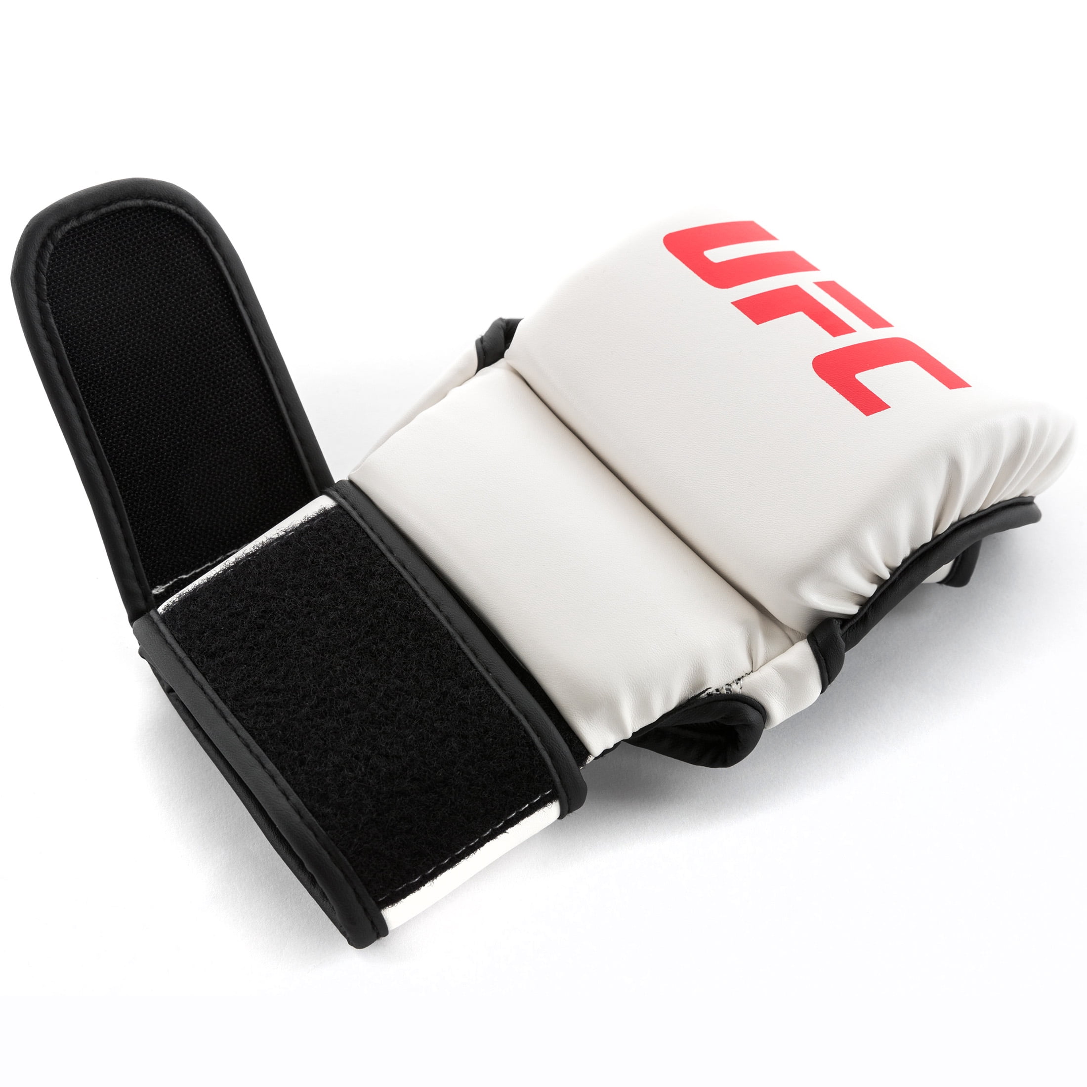 UFC MMA Sparring Gloves - S/M, White - All-In-One Training Essential - Boxing Protection with MMA Versatility