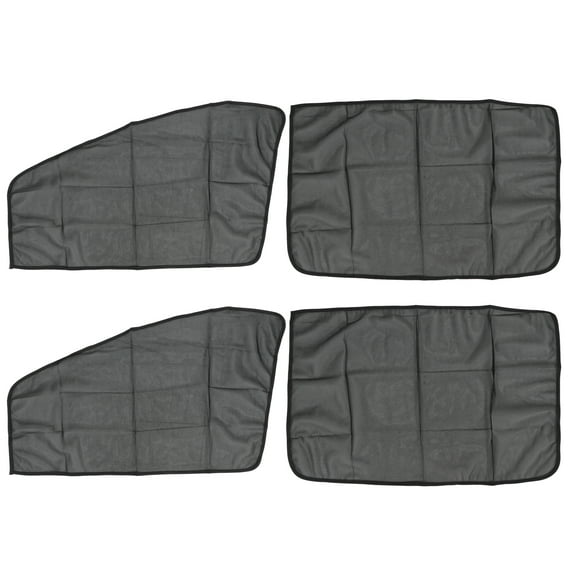 BORDSTRACT Stretch Sun Shade, 4Pcs Car Window Sunshade, Universal UV Protection Car Curtain