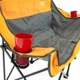 thumbnail image 4 of Creative Chaise de Camp de Luxe pour Distributeur Extérieur, Cadre en Acier et Tissus en Polyester, Se Plie Compacte, Sac de Rangement Inclus (Porte-Gobelet + 2 Personnes, Orange), 4 of 4