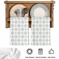 thumbnail image 5 of Blue Green Bohemia Kitchen Towels Set of 2, Vintage Abstract Boho Flowers Cream Absorbent Dish Towels for Kitchen, Microfiber Hand Towel, Quick Drying Tea Towel for Cleaning Decorative Dishcloths, 5 of 7