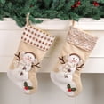 thumbnail image 3 of Guiyong Christmas Stocking Christmas Holiday Decor Fireplace Hanging Stocking Party Ornament, 3 of 6