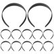 thumbnail image 4 of 12 Uds. Diademas en blanco sin dientes, diademas lisas, Material de aro para el cabello DIY, bandas para el cabello DIY, 4 of 8
