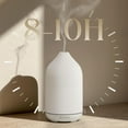 thumbnail image 4 of Ceramic Diffuser, 200ml Stone Essential Oil Ultrasonic Aromatherapy Diffuser for Oil, Cool Mist Humidifier with 7 Led Light, Auto Shut Off Home, Office, Bedroom, White, 4 of 4