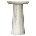 thumbnail image 5 of Simpli Home Dayton 13" Round Contemporary Solid Wood Accent Table in White Wash, 5 of 11