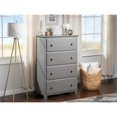 thumbnail image 2 of Atlantic Furniture 4 Drawer Chest Gray, 2 of 13