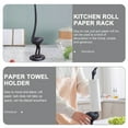 thumbnail image 2 of WRITWAA Flamingo Kitchen Paper Towel Holder with Non- Base, Black Metal Roll Rack for Home Storage and Organization, 2 of 8