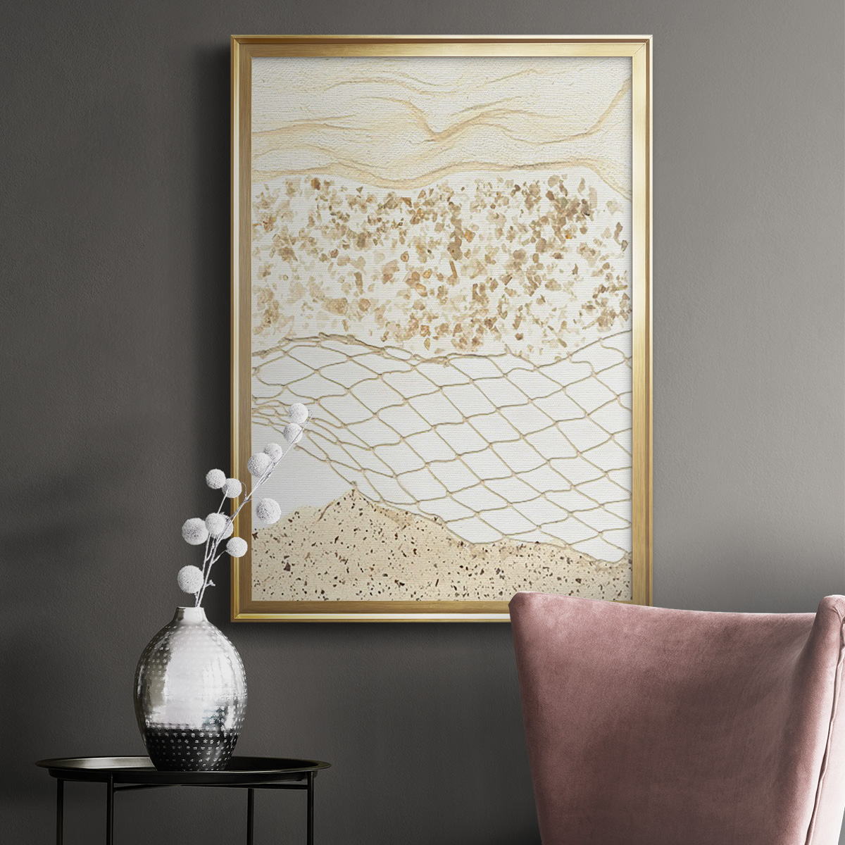 Coast Away I Premium Framed Print, in Gold, Black, or Silver - Ready to Hang