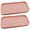 Apricot pink, variant on HannLk Foldable Silicone Dish Drying Rack Space Efficient Utensils Drainer